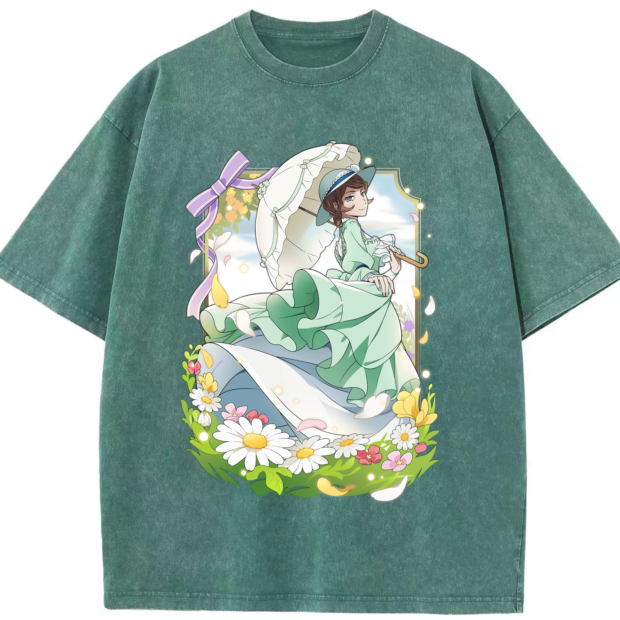 （画像用） 文豪ストレイドッグス Bungo Stray Dogs 綿100% ヴィンテージ風 半袖Tシャツ（フロントプリント）